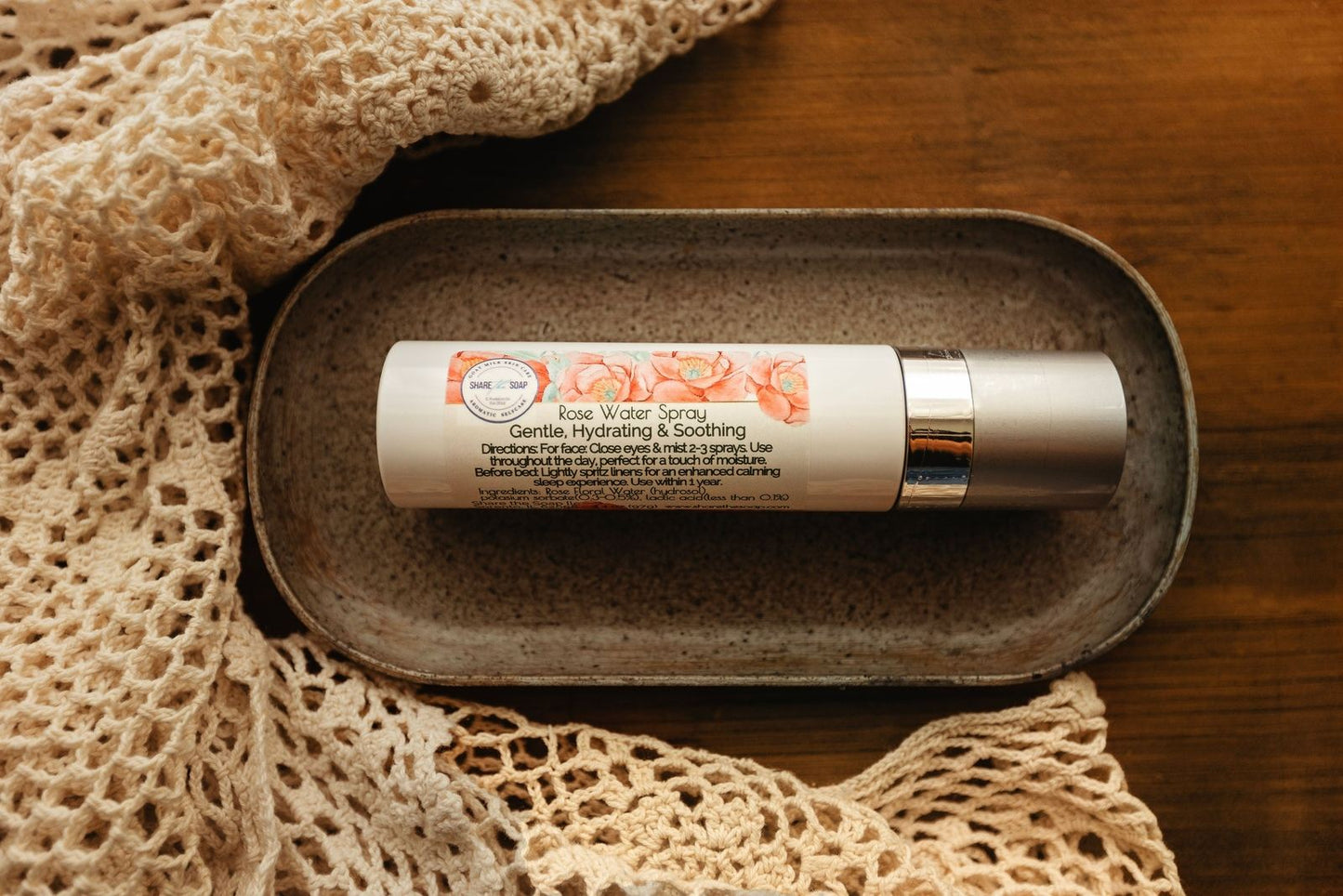 Cucumber Rose Hydrosol Spray