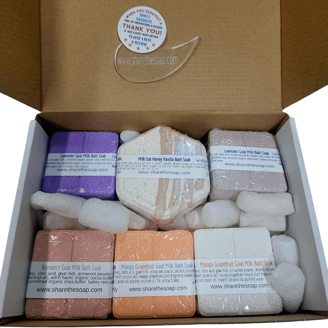 Assorted Dozen Goat Milk Bath Soaks (3 FREE) (FREE SHIPPING)