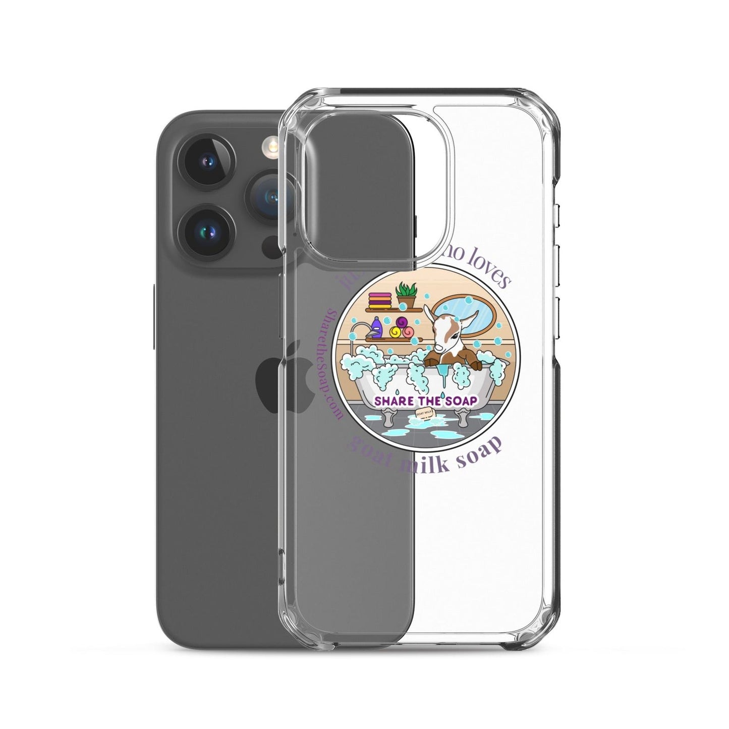 Just a girl who loves goat milk soap Clear Case for iPhone®