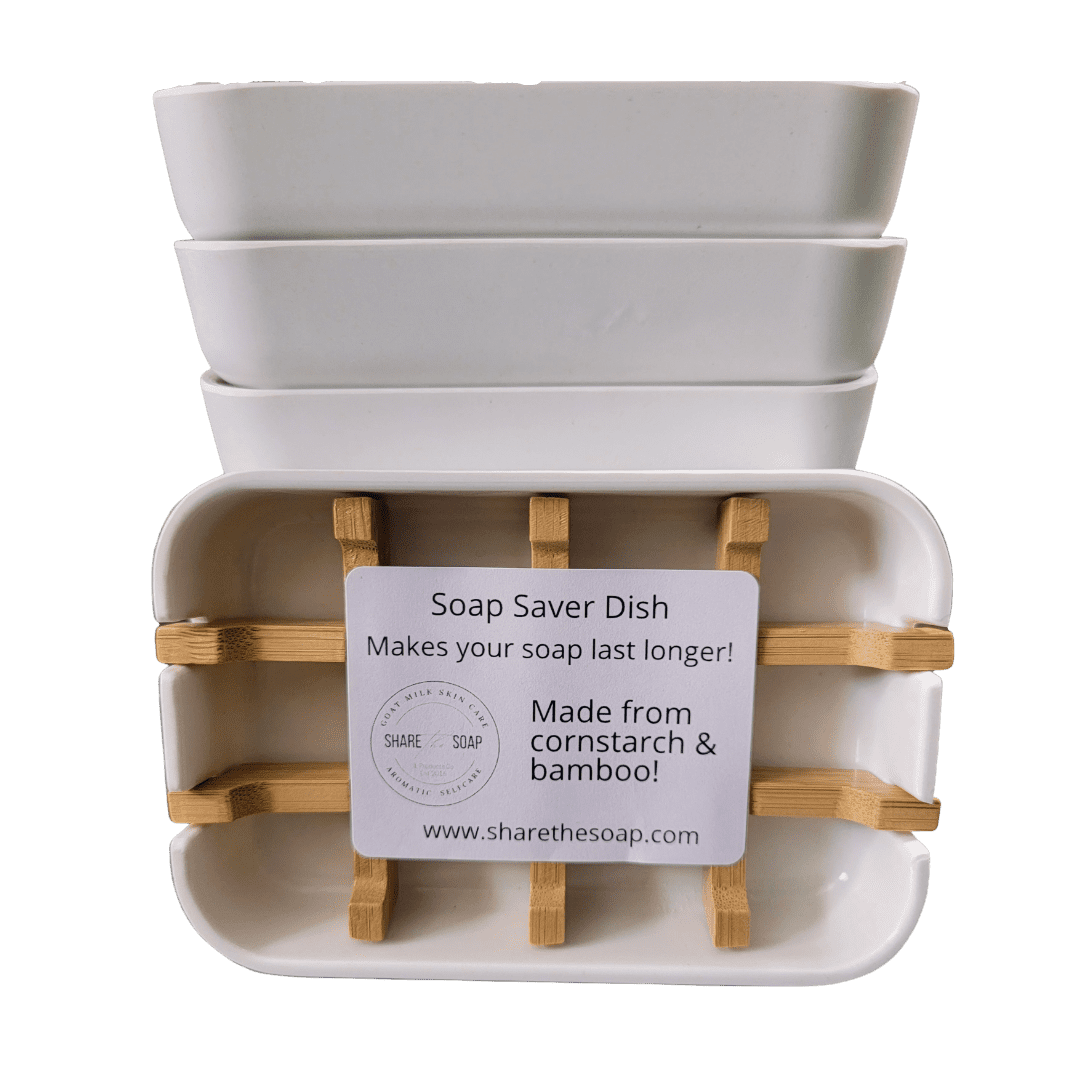 Save Your Soap Dish: Cornstarch & Bamboo plastic-free