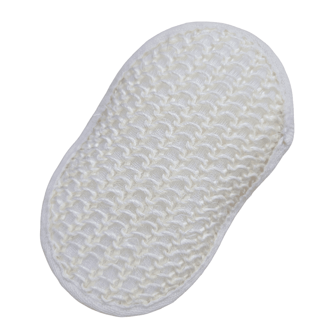 Exfoliating Pad sisal organic cotton loofah 1 or set of 5