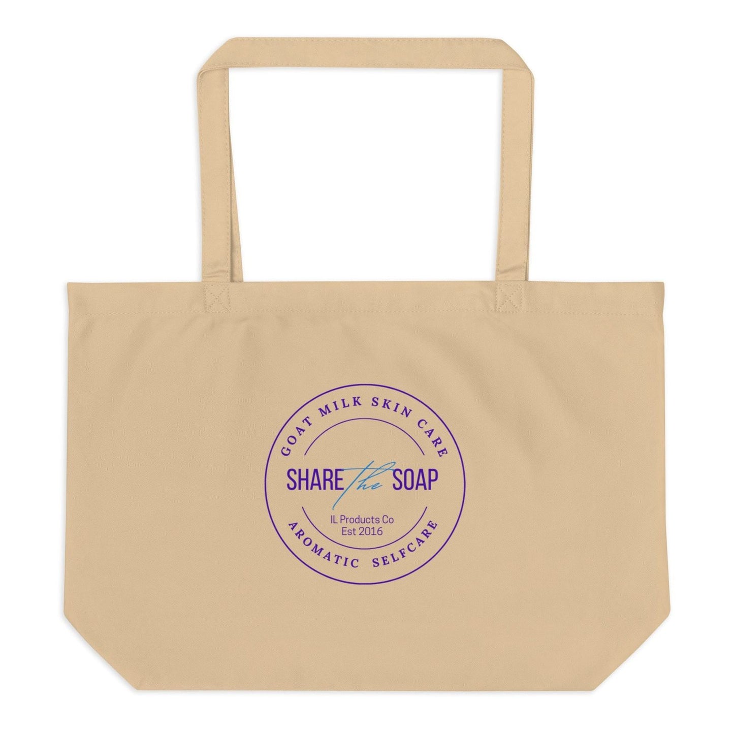 Just a Girl Large organic tote bag