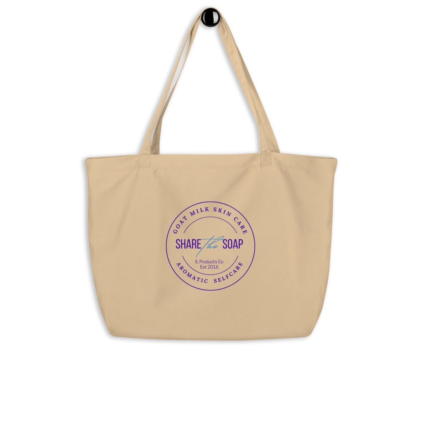 Just a Girl Large organic tote bag