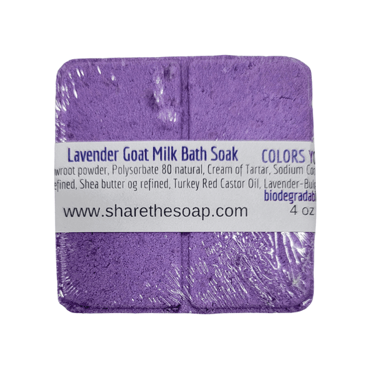 Lavender Bath Soak bath bomb-colors your water