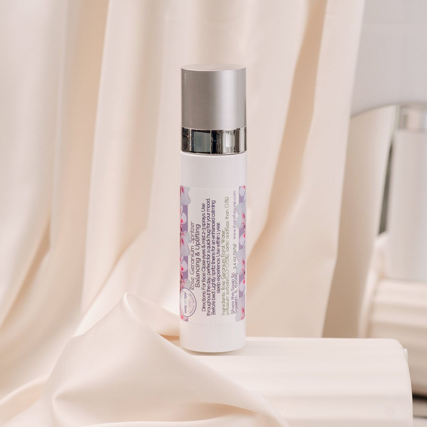 Rose GERANIUM Hydrosol Spray