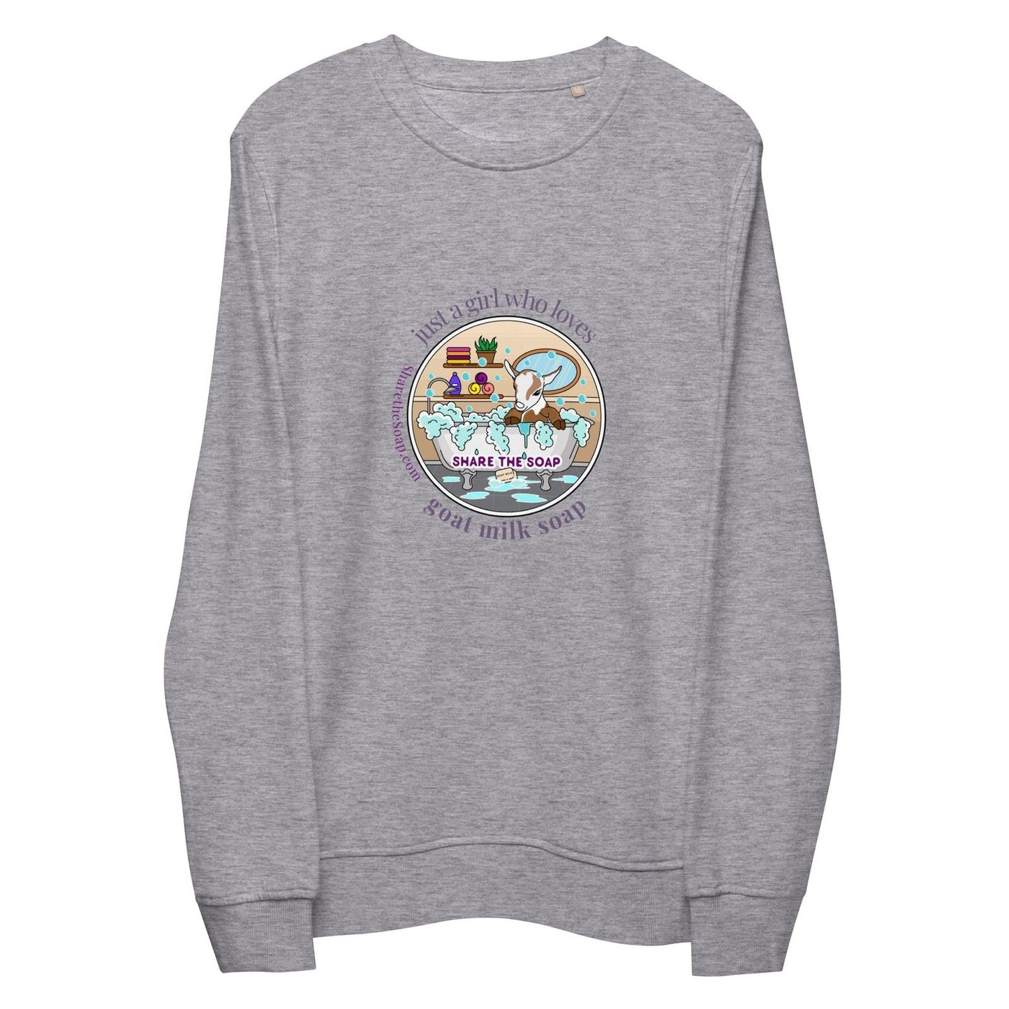 Just a Girl organic sweatshirt