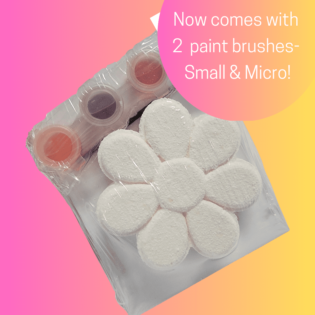 Paint Your Own Bath Bomb Soak- Flower PRE-ORDER