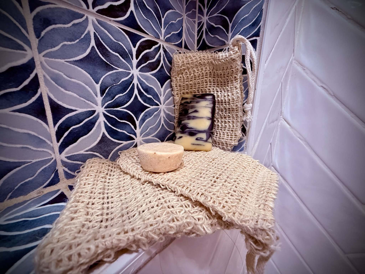 HOLIDAY PREORDER — Natural Soap Saver Bags (Set of 5)