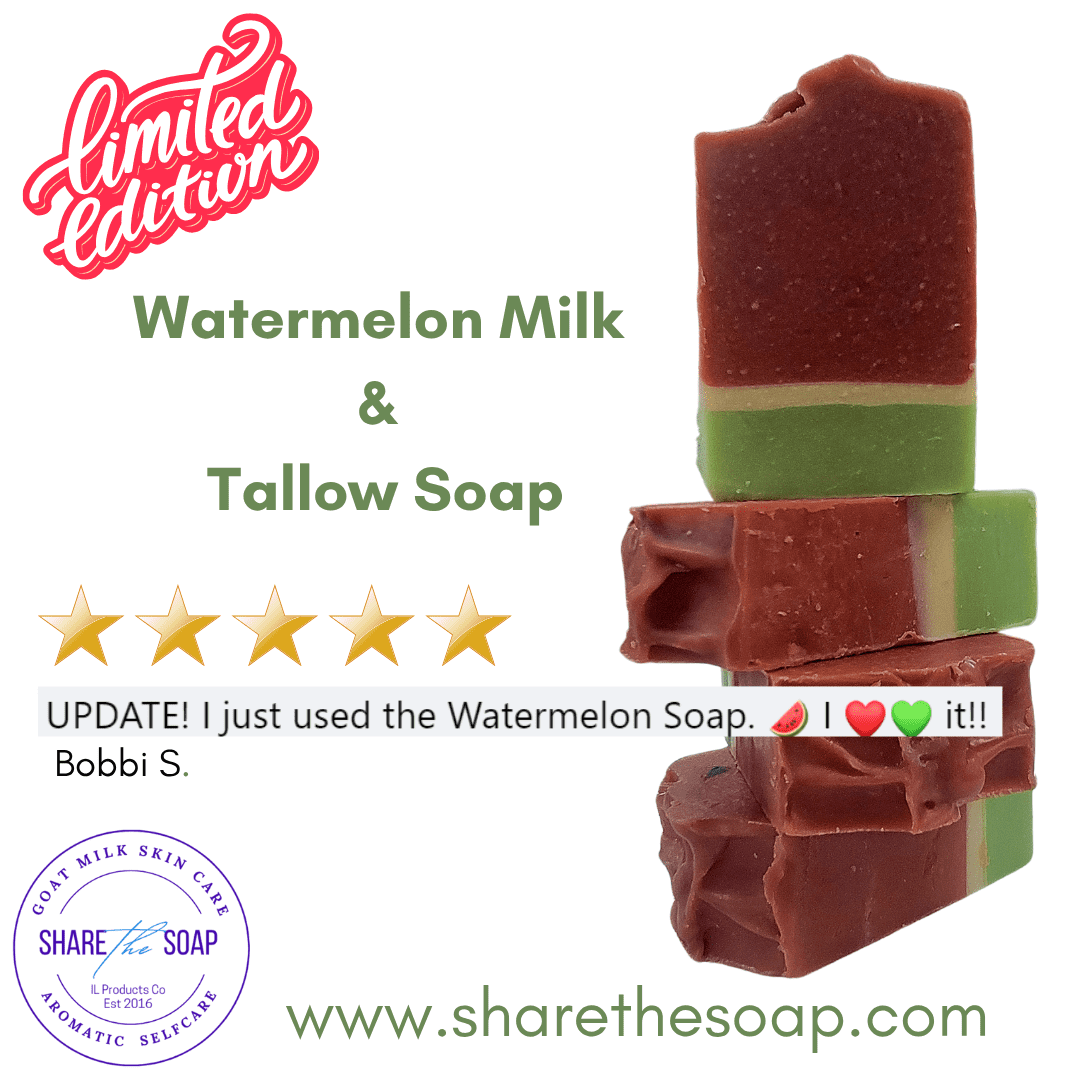 Watermelon Milk & Tallow Soap Pre-Order-Limited