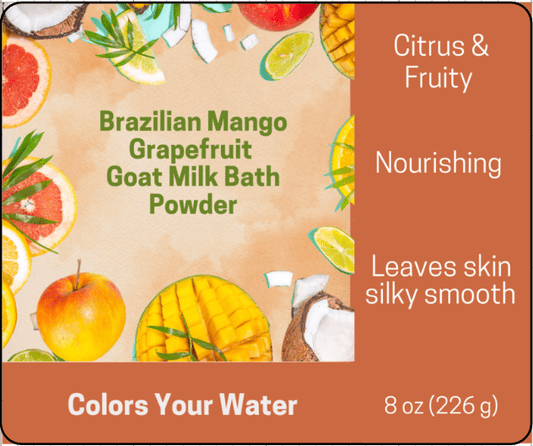 Wholesale Brazilian Mango Revitalizing Goat Milk Bath Soak Powder (6)