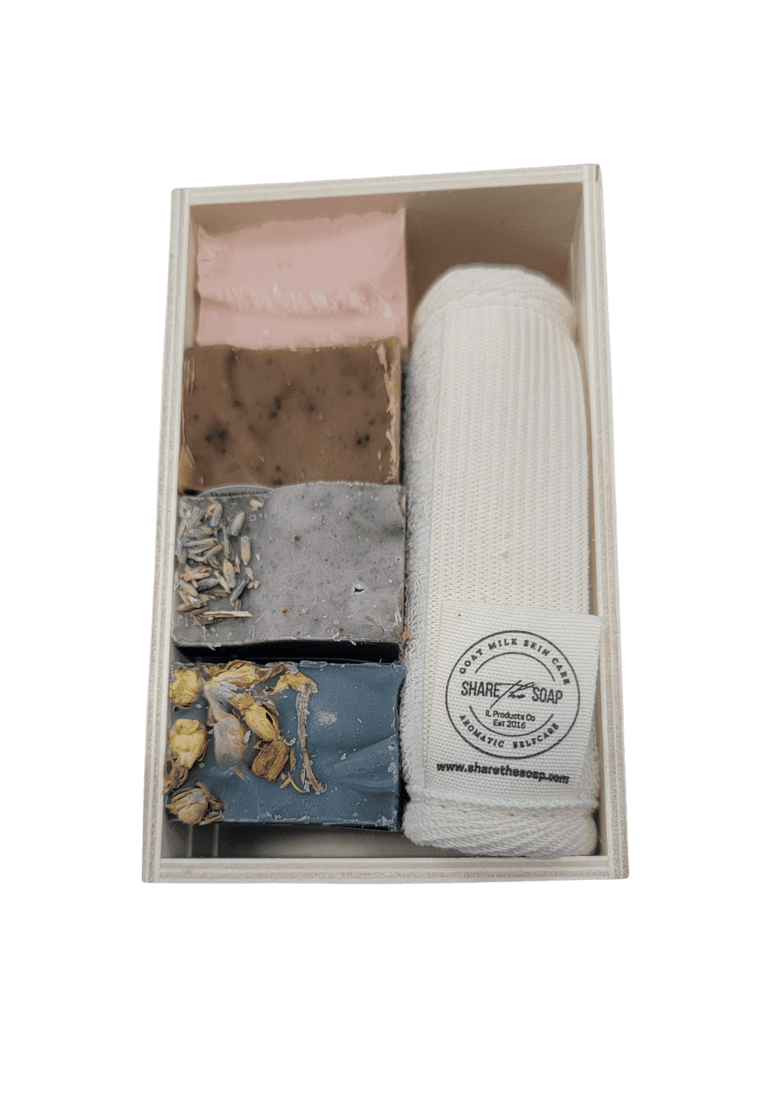 Milk Soap Crate Gift Set