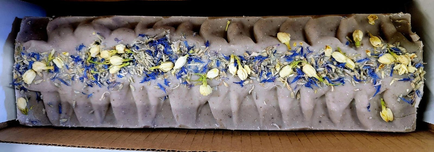 Lavender-Mint Loaf of Milk Soap FREE SHIPPING