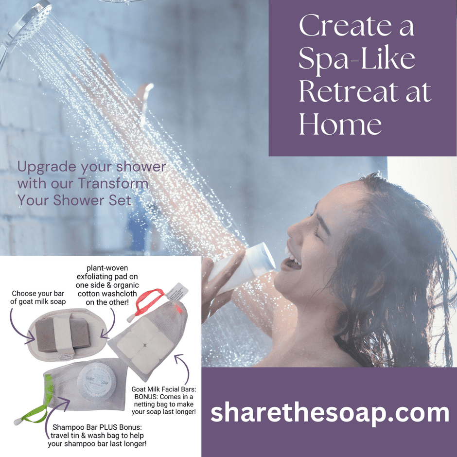 Share the soap goat milk aromatic bath and body skin care ShareTheSoap