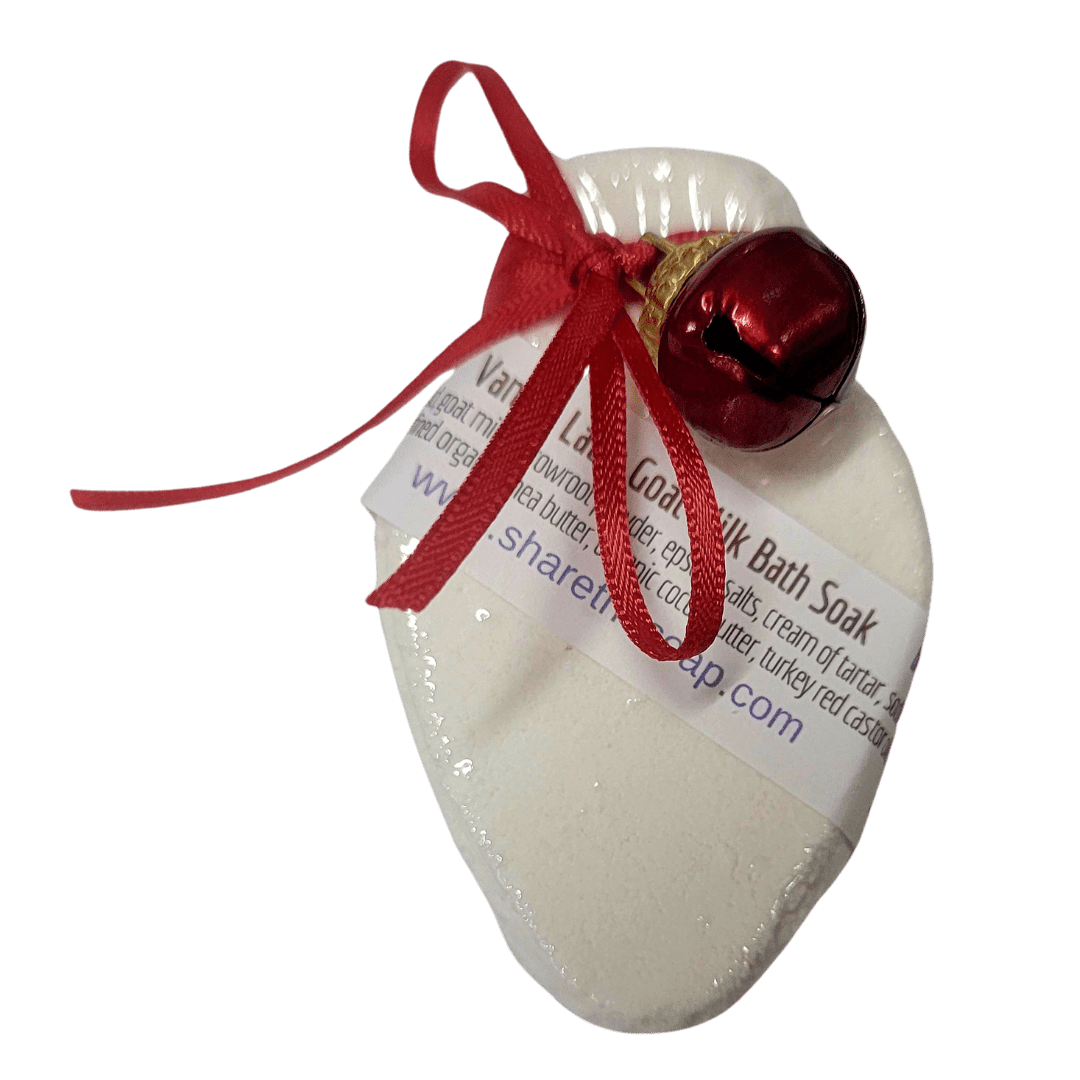 Christmas Light Bulb Bath Bomb Soak