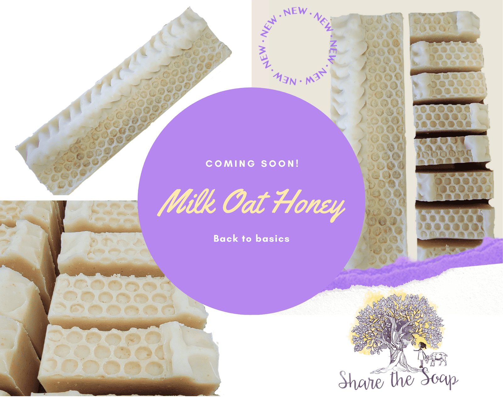 wholesale Milk Oat Honey Goat Milk Soap