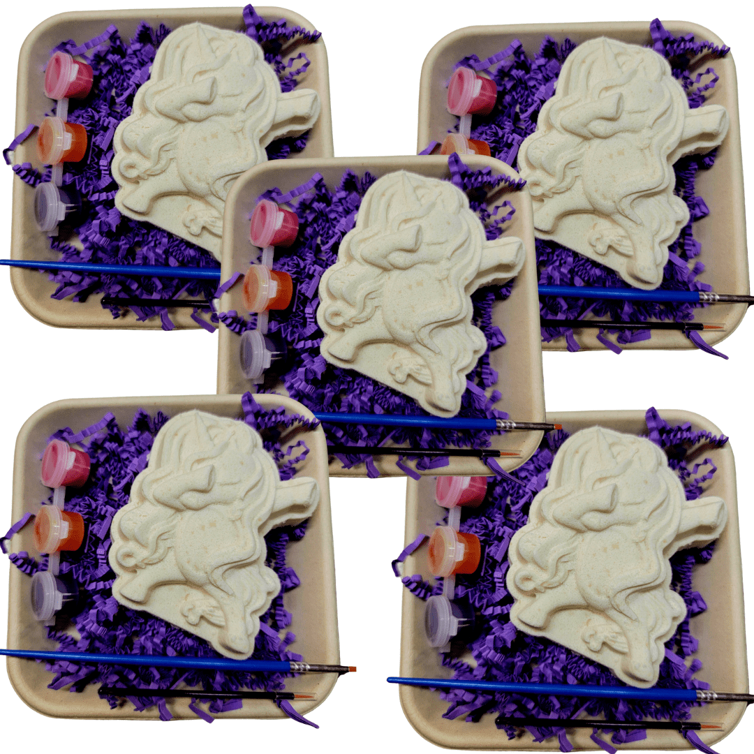 Paint Your Own Bath Bomb Soak-Dab Unicorn PRE-ORDER