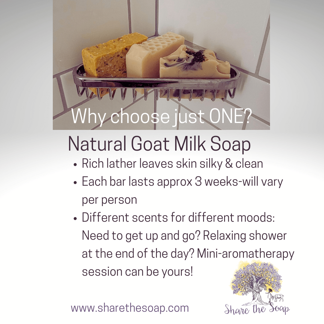 ShareTheSoap Assorted Goat Milk "Loaf" of Soap*
