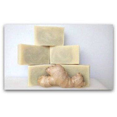 ShareTheSoap Goat Milk Soap Lemongrass Sage Ginger Double Milk Soap with Shea, Cocoa Butter & Coconut Oil