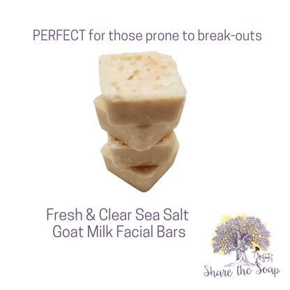 ShareTheSoap Sea Salt Goat Milk Facial Soap & Toner*